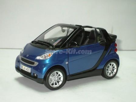 Smart ForTwo cabrio de 2007 azul/preto | Storekit