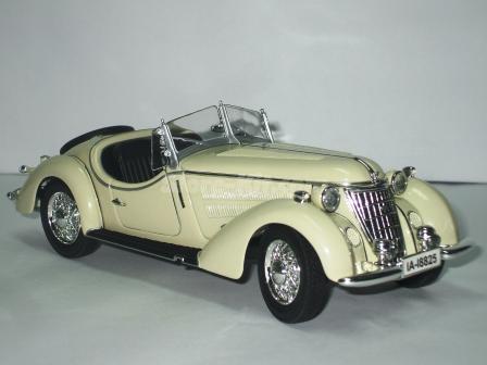 Wanderer W25K Roasdter de 1936 creme