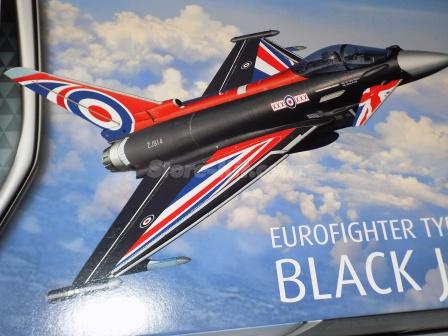Avião EuroFighter Typhoon " Black Jack"