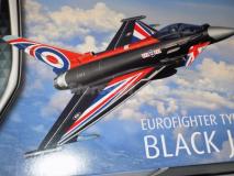 Avião EuroFighter Typhoon " Black Jack"