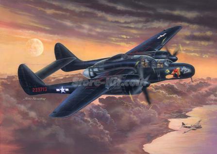 Avião P-61 Black Window