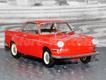 BMW 700 Coupé 1960 vermelho