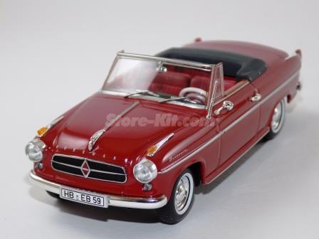 Borgward Isabella Cabriolet 1959 vermelho