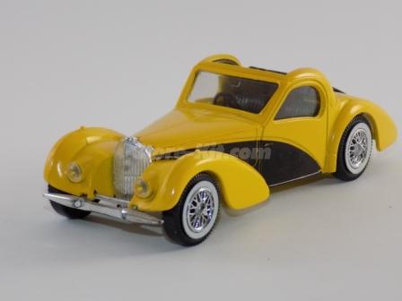 Bugatti 57 S Atlantic de 1939 amarelo/castanho