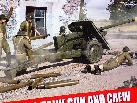 Canhão Anti Tanque + Tripulação 