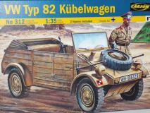 Carro Jipe VW Typ 82 Kubelwagen + 2 figuras