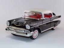 Chevrolet Belair With HardTop 1957 preto/branco