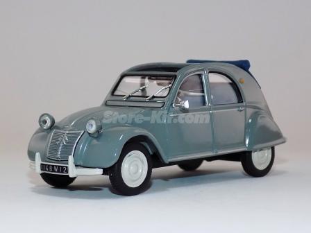 Citroen 2 CV 1957 cinza 