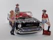 Diorama Chevrolet Bela Air 1957 + Comboy Girl's