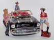 Diorama Chevrolet Bela Air 1957 + Comboy Girl's