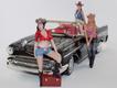 Diorama Chevrolet Bela Air 1957 + Comboy Girl's