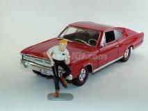 Diorama Dodge Charger 1966 + Marty Style