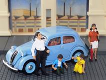 Diorama Familia Fiat 1100 (508cc) 1937