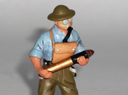 Figura de Artilheiro Inglês 1º Grande Guerra Mundial  1914/18