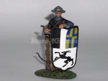 Figura de Besteiro Suíço Medieval 