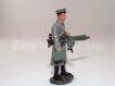 Figura de soldado alemão atirador de metralhadora