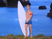 Figura de Surfista Greg com prancha