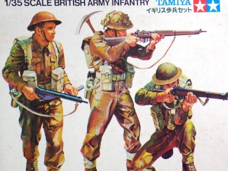 Figuras Soldados Infantaria Ingleses 2ª GMM 