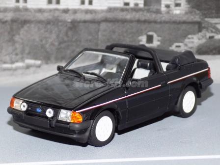 Ford Escort MK-III cabriolet 1983 preto