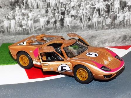 Miniature Ford GT40 MK II – 24h Du Mans 1965 – Bizarre 1/43 – Résine – Neuf Boîte