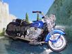 Harley Davison FLSTS Heritage Softail Springer azul