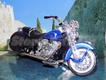 Harley Davison FLSTS Heritage Softail Springer azul