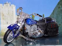 Harley Davison FLSTS Heritage Softail Springer azul