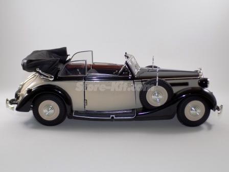 Ricko 32152 – Horch 930V Cabriolet 1939 – Échelle 1/18 – Noire – Occasion (manque Pièces)