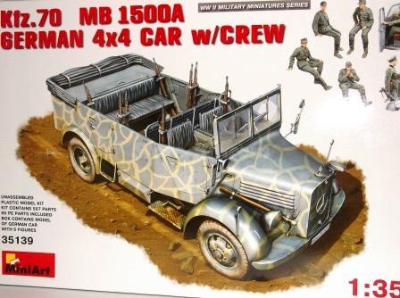 Carro Mercedes-Benz KFZ-70 1500A 4x4