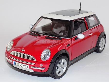 Mini-Cooper New Roof Sun vermelho