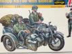 Mota  Zundap KS 750 Side-Car + 3 figuras