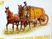 Napoleónico Carroças ambulâncias Campanha  