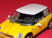 New Mini-Cooper amarelo/branco