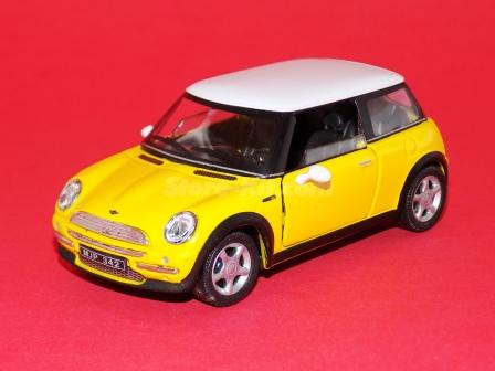 New Mini-Cooper amarelo/branco