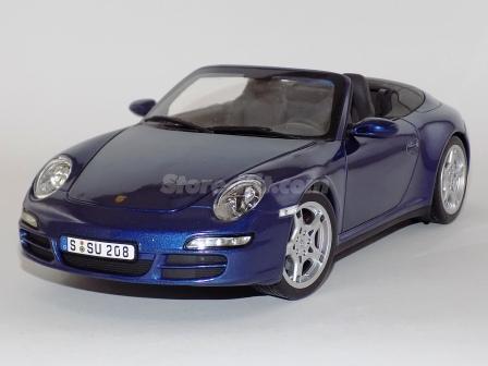 Porsche Carrera 4S cabrio azul