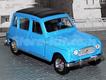 Renault 4L azul