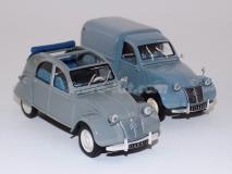 Set Citroen 2CV + 2 CV Fourgonnette