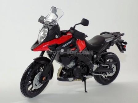 Suzuki V-Strom vermelha/preta