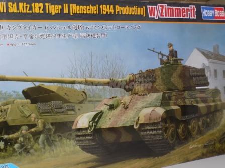 Tanque King Tiger P.zkFw VI 182 torre Heinkel 1944