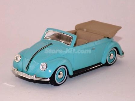 Volkswagen Cabrio 1960 azul.