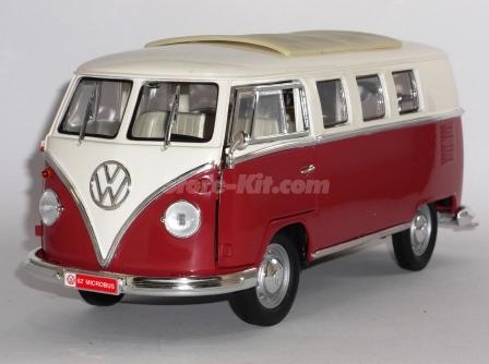 Volkswagen T-1 bus 1962 vermelha